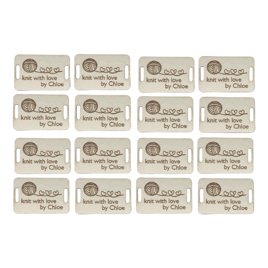 Faux Leather Labels 28mmx18mm 003