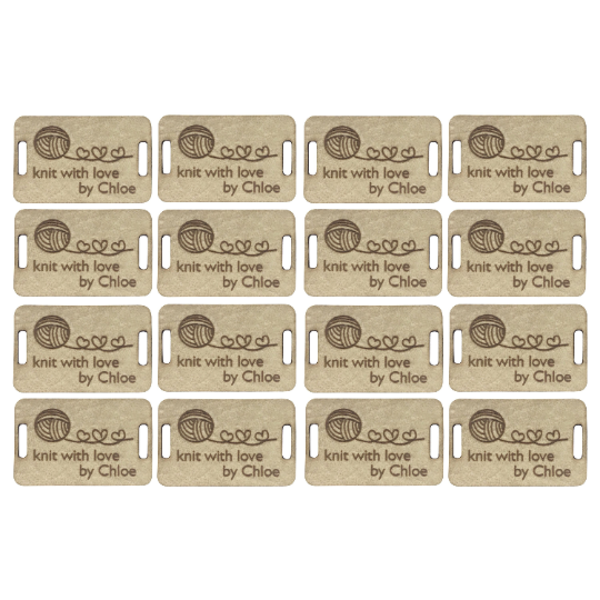 Faux Leather Labels 28mmx18mm 003