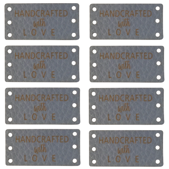 Faux Leather Labels 20mm x 40mm 006