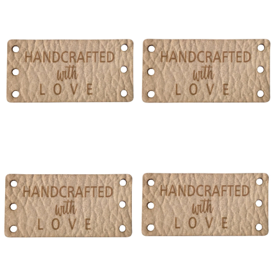 Faux Leather Labels 20mm x 40mm 006