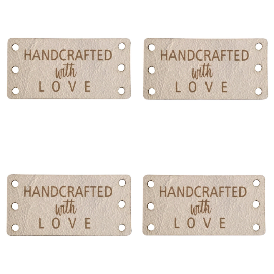 Faux Leather Labels 20mm x 40mm 006