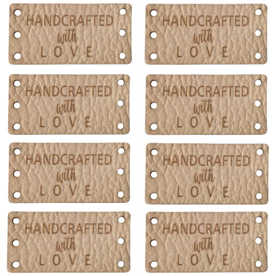 Faux Leather Labels 20mm x 40mm 006