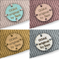 Custom with your text Cork Round Circle 25mm x 25mm  Labels 081