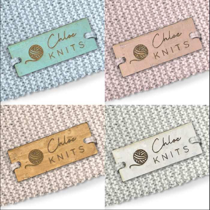 Customise with your text Cork Rectangle 38mm x 15mm Labels 083