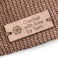 Personalise with your text Sheep with a Heart Cork Rectangle Labels 085