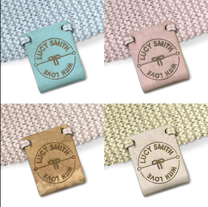 Personalise Foldover Cork Rectangle 50mm x 25mm Labels 088