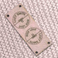 Personalise Foldover Cork Rectangle 50mm x 25mm Labels 088