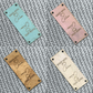 Personalise Foldover Cork Rectangle 50mm x 25mm Labels 089